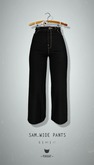 -Pixicat- Sam Wide Pants (Black)