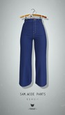 -Pixicat- Sam Wide Pants (Blue)