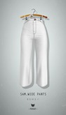 -Pixicat- Sam Wide Pants (White)