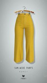 -Pixicat- Sam Wide Pants (Yellow)
