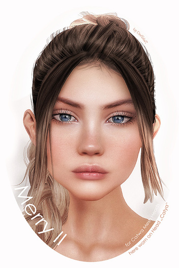 DeeTaleZ *Appliers* CATWA Head "Merry 2" - Skintone: MIXEDTYPE