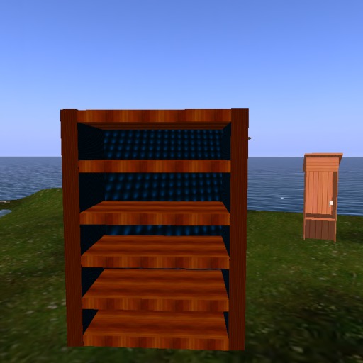 mesh book shelf