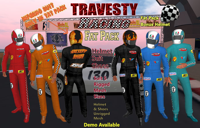 DEMO Travesty Mens Racing Suit