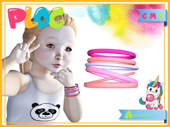 :::PLOC:::  Jelly Bangles Pink