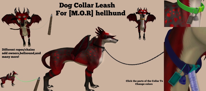  hellhund Collar Mesh OpenLeash [M.O.R]
