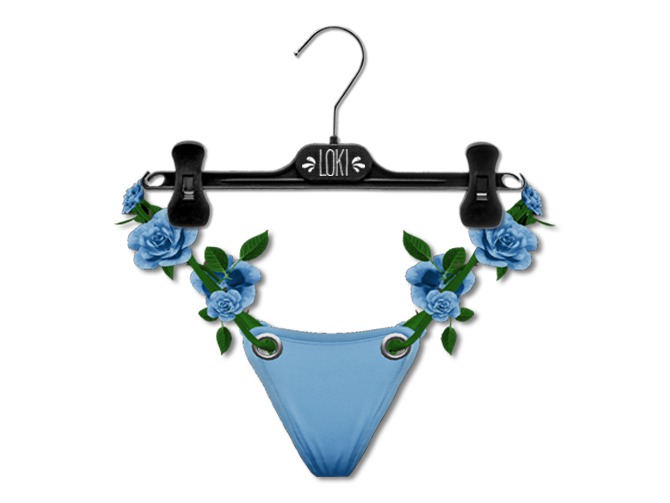 Loki - Wild Roses Lingerie - Sky Panties