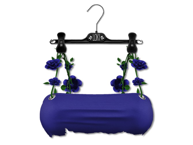 Loki - Wild Roses Lingerie - Navy Top