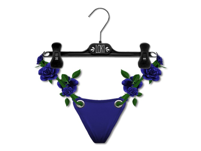 Loki - Wild Roses Lingerie - Navy Panties
