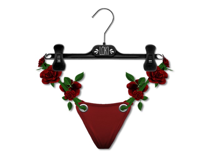Loki - Wild Roses Lingerie - Cherry Panties