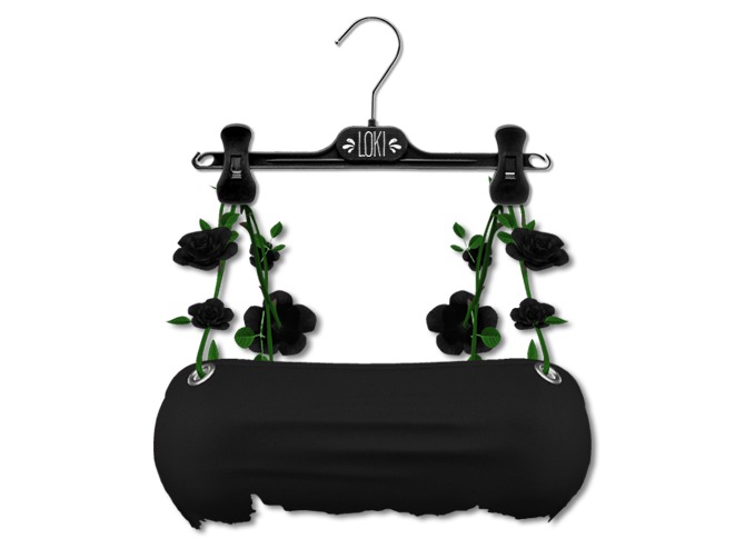 Loki - Wild Roses Lingerie - Black Top