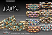 EarthStones Dottie Bracelets ~ Fatpack Multi