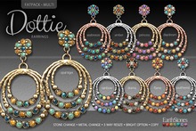 EarthStones Dottie Earrings ~ Fatpack Multi