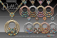 EarthStones Dottie Necklace ~ Fatpack Multi