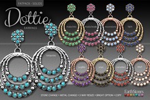 EarthStones Dottie Earrings ~ Fatpack Solids