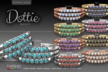 EarthStones Dottie Bracelets ~ Fatpack Solids