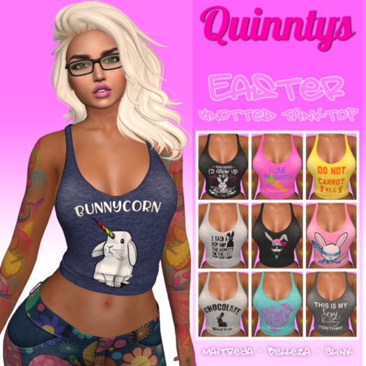 Easter Knotted Tanktop