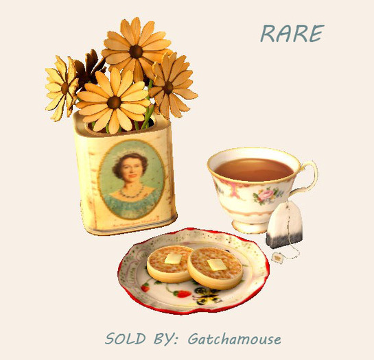 -tb- Tea Time - Tea and Crumpets RARE