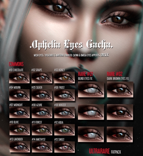 -SU!- Ophelia Eyes #07 Midnight /COMMON/