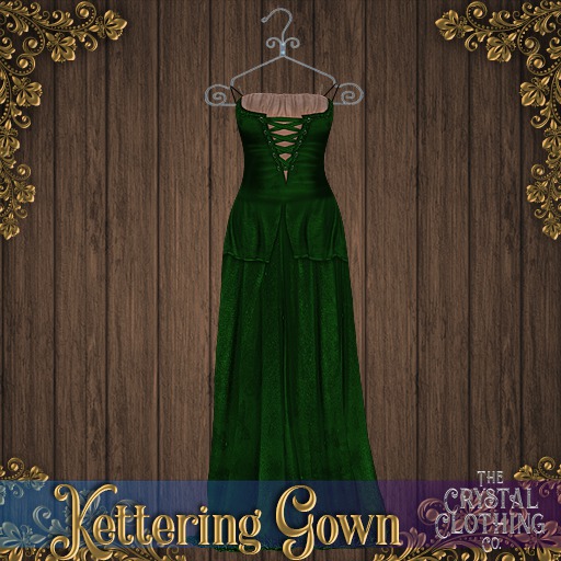 [K~*~S] Kettering - Gown - Emerald