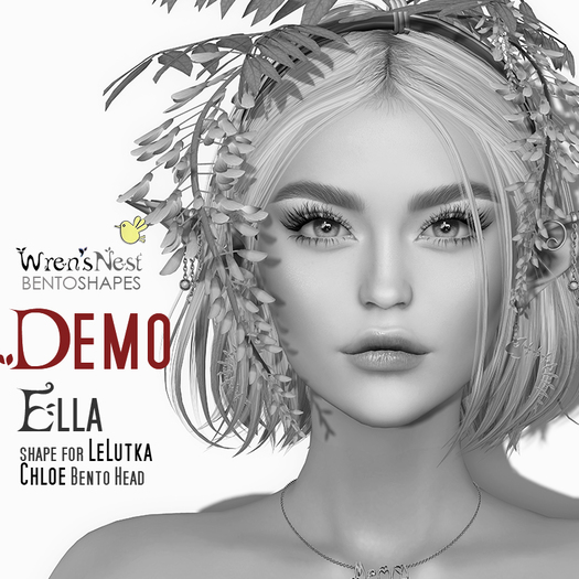 { wren's nest } Joy DEMO Shape for LeLutka Chloe Bento head