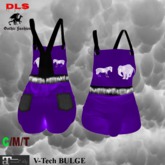 Overall purple black boxed
