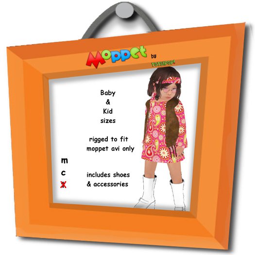 Moppet 60's Dress Costume Set