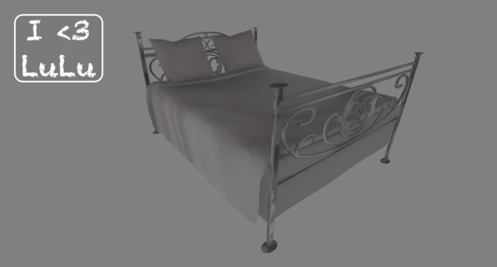 Full Perm Iron Bed