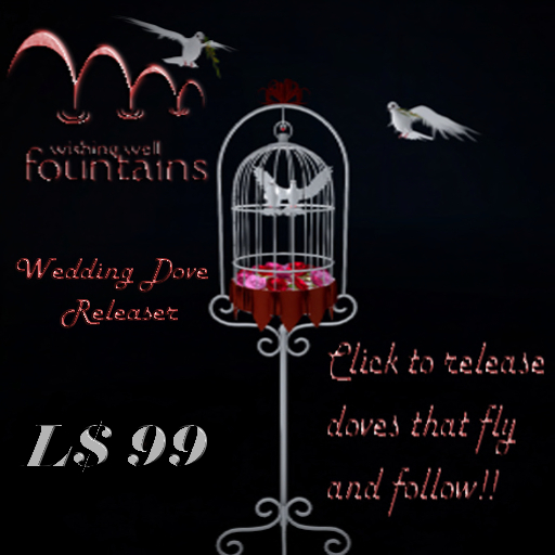 Wedding Dove Releaser Wishing Well Fountains