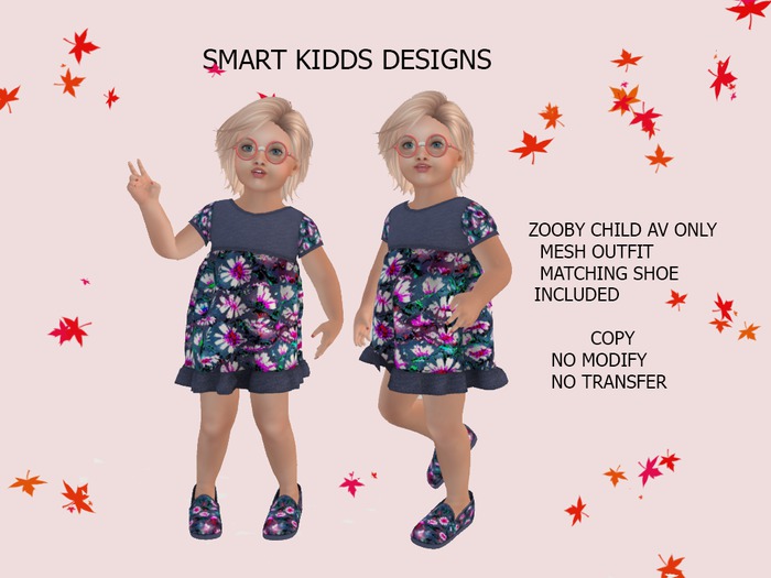 Smart Kidds- Marga Dress #6- Zooby AV Only- BOX