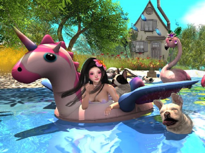 MOoH! Pegicorn floatie Purple 6LI RARE