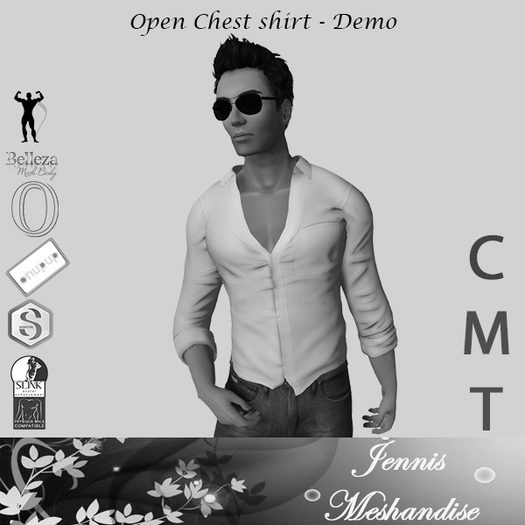 *JM* Open Chest Shirt Demo