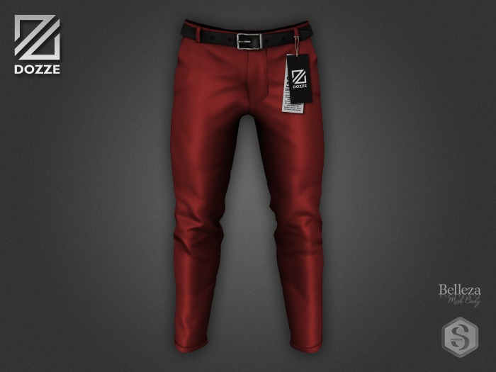 DOZZE - Ralph Casual Pants w/HUD (Red)