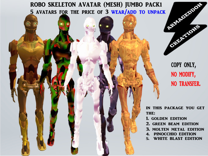 ROBO SKELETON JUMBO PACK 1
