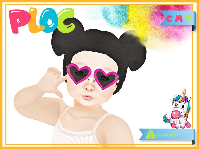 :::PLOC:::Sunglasses Heart (Pink)