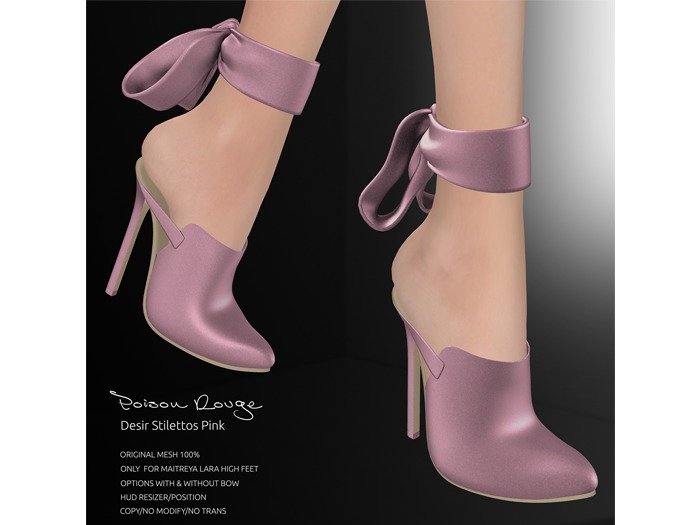 Poison Rouge Desir Stilettos Pink