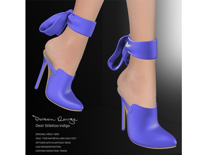 Poison Rouge Desir Stilettos Indigo