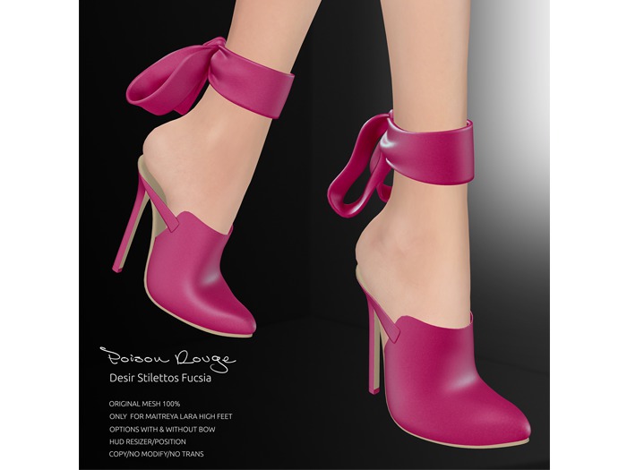Poison Rouge Desir Stilettos Fucsia