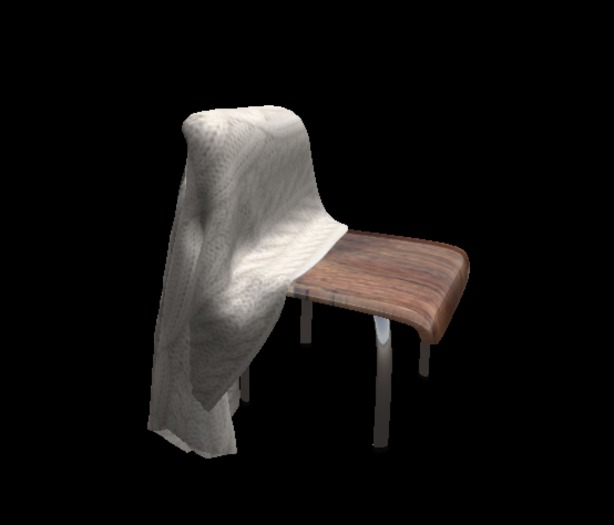 Blanket on the chair