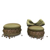 13){anc}  Dessert. /  macaron chair [pistachio]