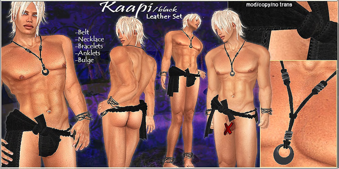Kaapi Slv Set T.E.D. /Leather_black