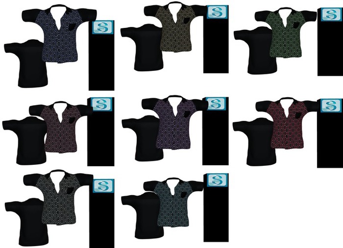 MERC - SHIRT - 8 PACK - METALIC PATTERN - SIGNATURE GIANNI
