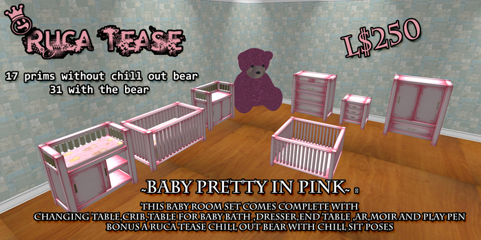 Baby Room Pretty in pink by Ruca Tease