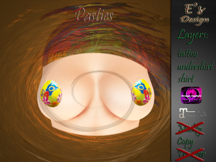Pasties Easter foileggs 3 E's Design