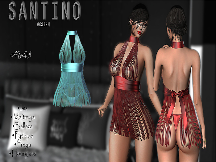 Santino Design-Sexy Dress-Blue