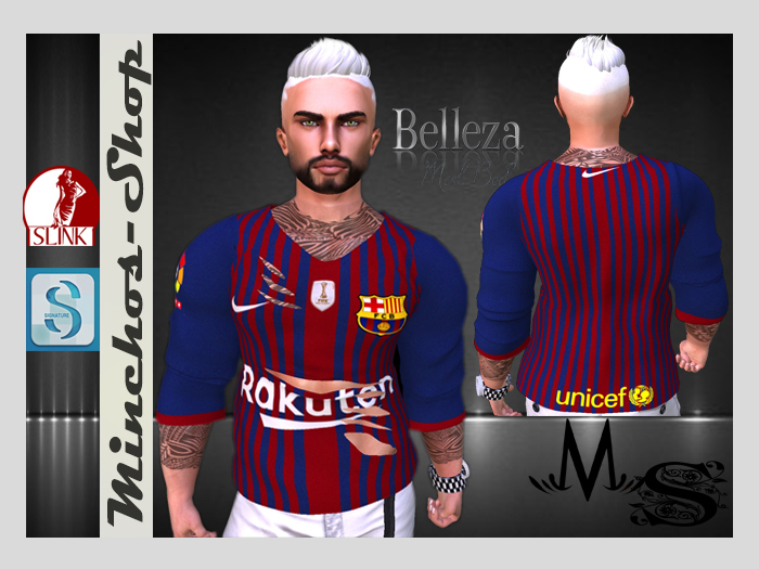 T-SHIRT-BARCELONA-MINCHOS-SHOP**SIGNATURE**SLINK**BELLEZA