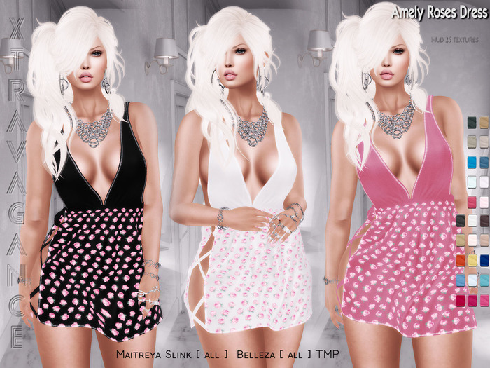 ::XT:: - Amely Dress  Roses