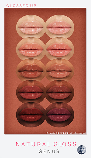 REVOUL - Natural Liquid Glosses / Genus