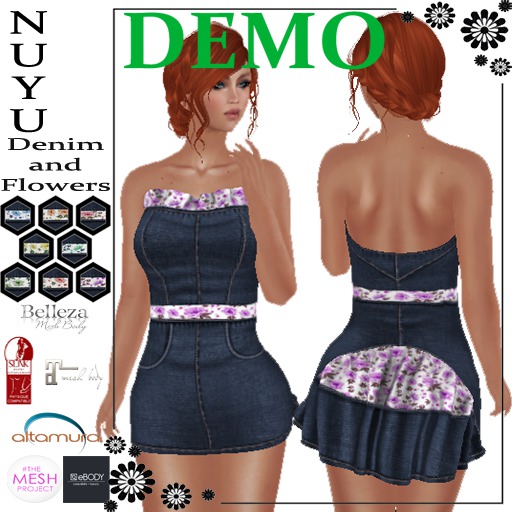 NUYU Denim and Flowers Demo