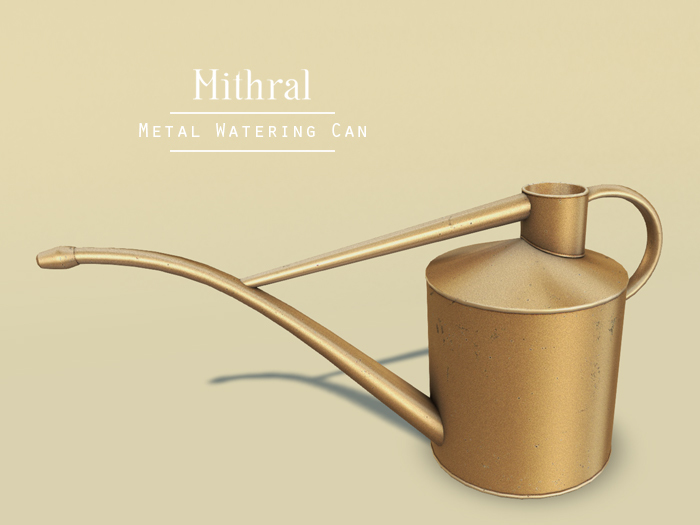 Mithral * Metal Watering Can (Gold)