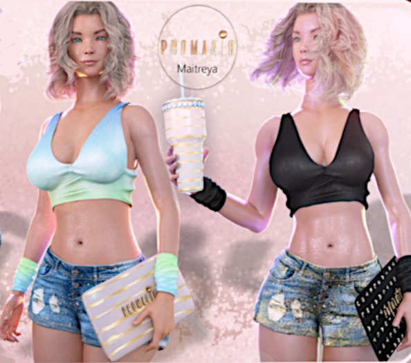 *PROMAGIC* Rae-Shorts+HUD- RARE